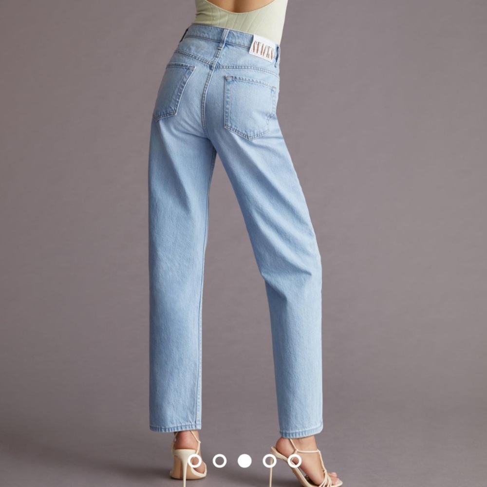 MOTHER Snacks Double Stack Ankle Jeans - Picture 2 of 12